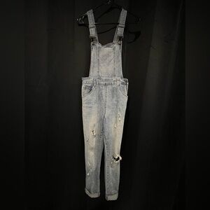 Women's Blue Denim Overalls